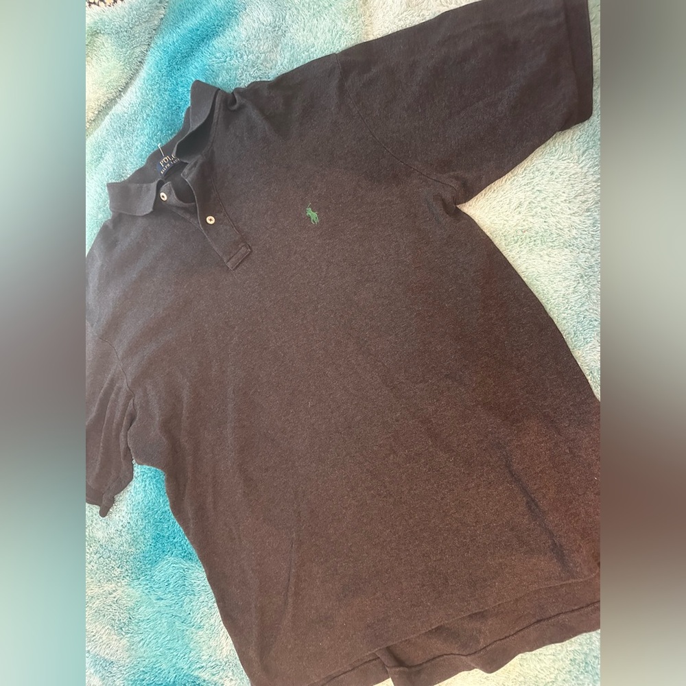 Polo Ralph Lauren SOFT COTTON DARK GREY Men’s Sz LT / LARGE TALL